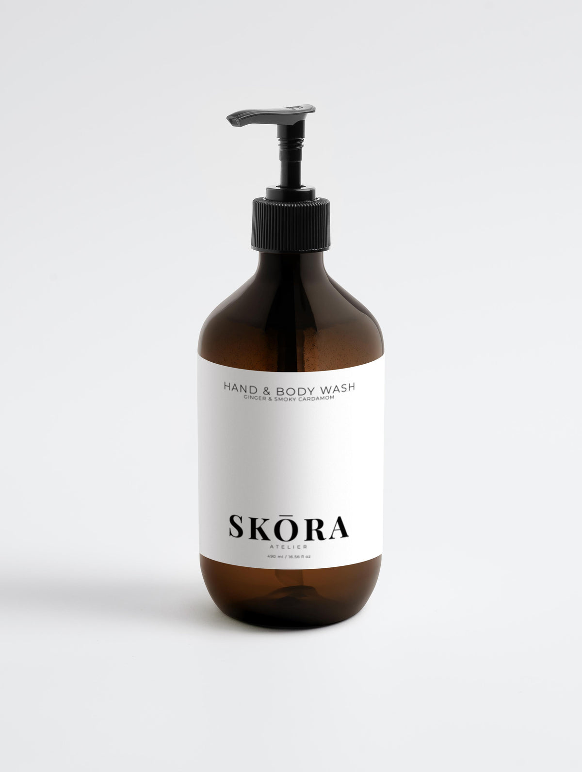 Hand & Body Wash, Ginger & Smoky Cardamom (490 ml)